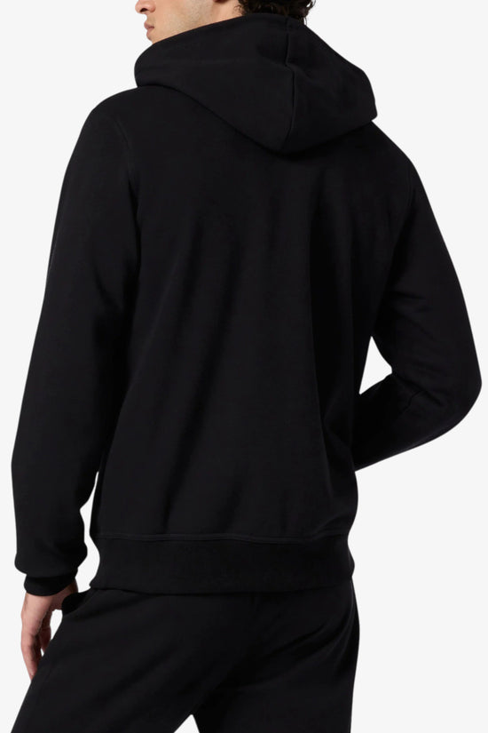  Felpa Full Zip Con Cappuccio Logo Piccolo Ricamato-champion-Nero-Special_-221795 kk001-3  