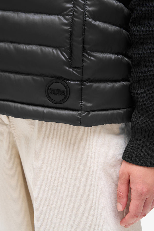 colmar Piumino Full Zip Maniche In Maglia Nero Donna, foto 3