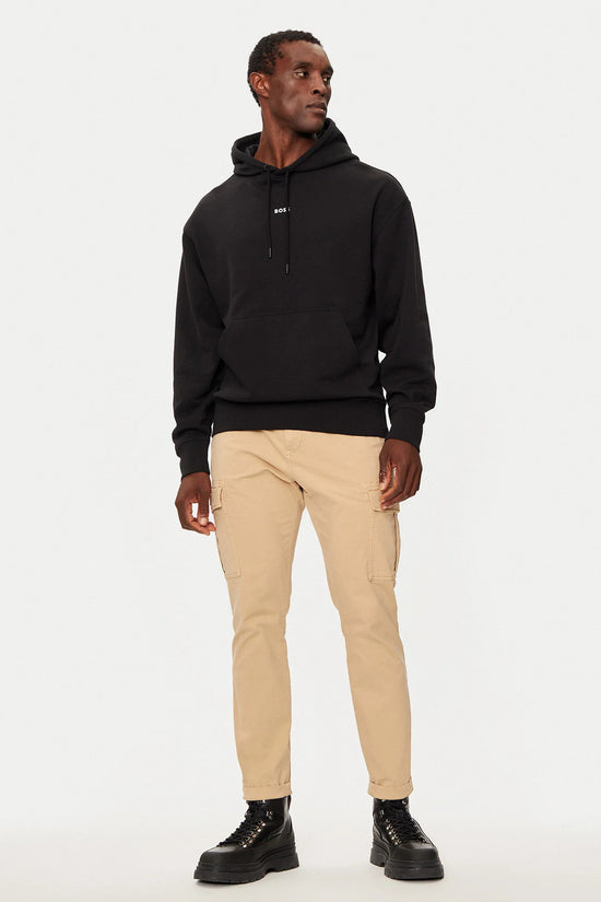  Felpa Con Cappuccio Logo Piccolo-boss-Nero-Uomo-50514530 001-3  