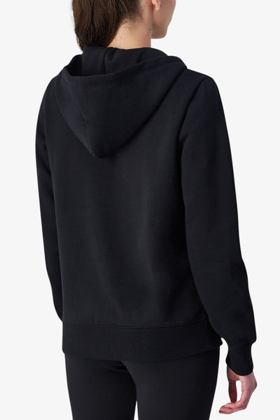 champion Felpa Full Zip Con Cappuccio Logo Piccolo Ricamato Nero Donna, foto 3