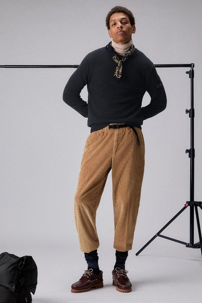 peuterey Maglione Girocollo In Misto Lana Yak Gediz 02 Blu Uomo, foto 3