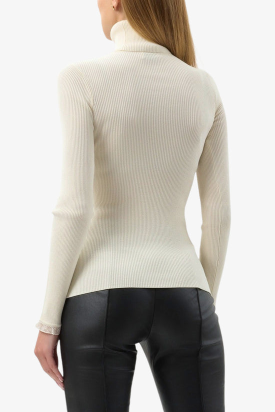  Dolcevita Maglione Con Dettaglio Logo-elisabetta franchi-Bianco-Special_-Mk22b66e2 193-3  