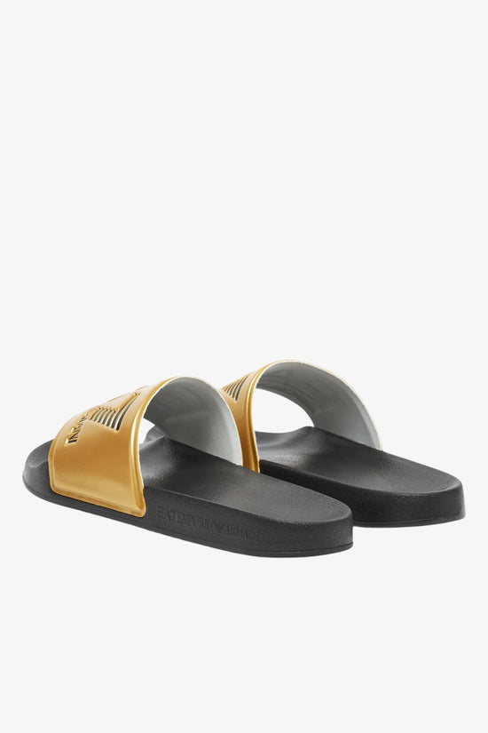  Ciabatte Con Fascia E Big Logo-emporio armani ea7-Oro-Special_-7x000108 af15118 mz097-3  