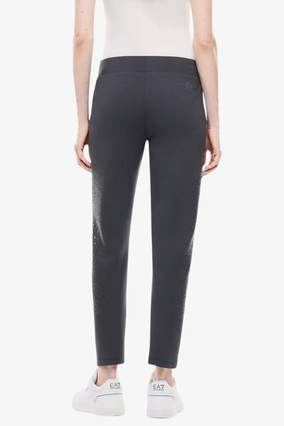 emporio armani ea7 Pantaloni Precious In Jersey Di Modal Grigio Donna, foto 3
