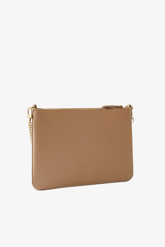  Borsa A Tracolla Classic Flat Love Bag Simply-pinko-Marrone-Donna-100455 a0f1 d01q-3  