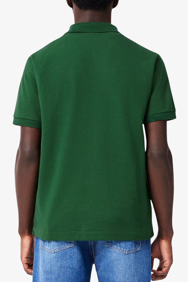 lacoste Polo Maniche Corte Classic In Piqué L.12.12 Original Verde Uomo, foto 3