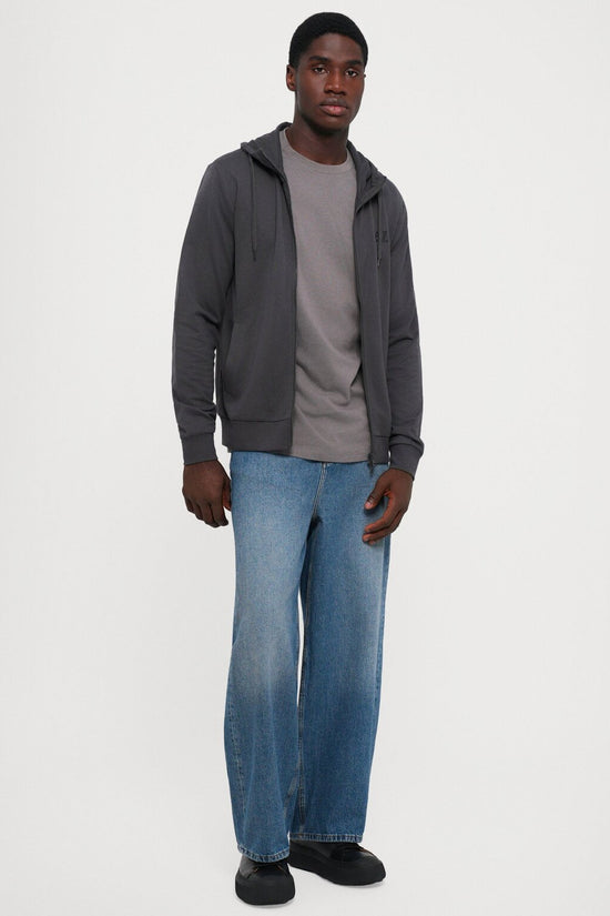  Felpa Full Zip Con Cappuccio Core Identity-emporio armani ea7-Grigio-Uomo-8npm38 pjvtz u8117-3  