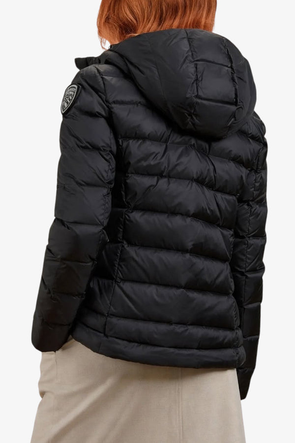 blauer Piumino Full Zip Con Cappuccio Charme Nero Donna, foto 3
