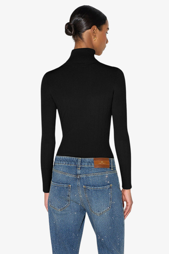  Dolcevita Maglione Con Ricami A Jour-liu jo-Nero-Special_-Mk05b66e2 110-3  