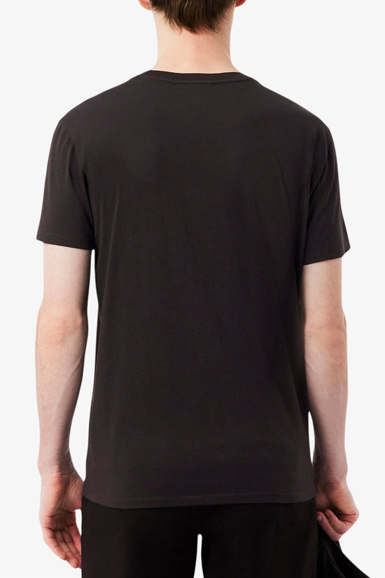  T-Shirt Maniche Corte In Cotone Pima-lacoste-Marrone-Special_-Th6709 00 3la-3  