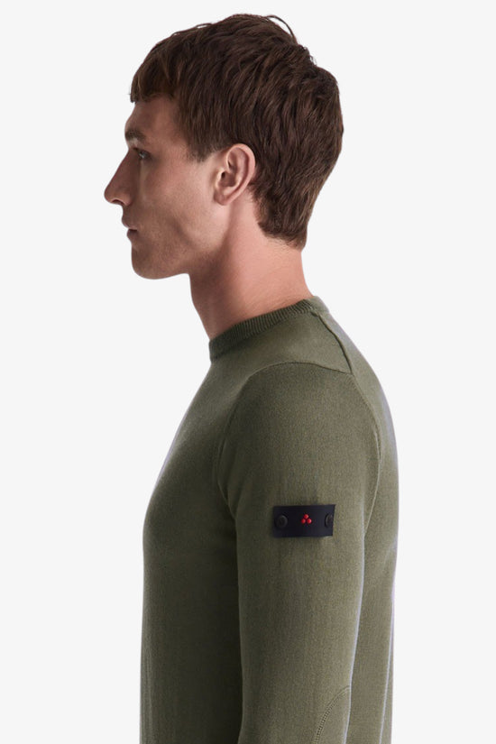  Maglione Girocollo In Misto Lana E Cotone Exmoor Rws 08-peuterey-Verde-Special_-Peu5965 99012472 690-3  