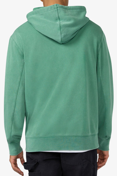 champion Felpa Con Cappuccio Con Logo Ricamato Effetto Slavato Verde Uomo, foto 3