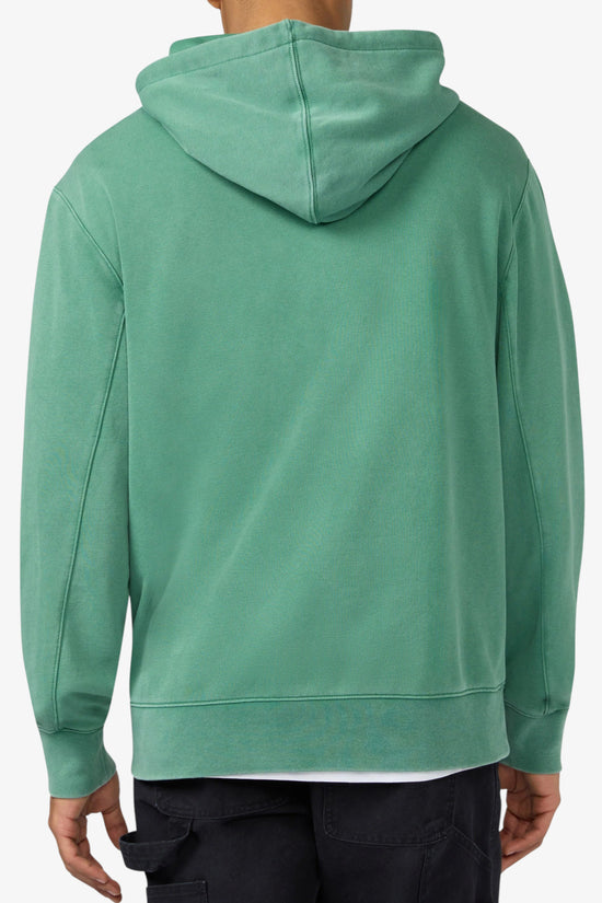  Felpa Con Cappuccio Con Logo Ricamato Effetto Slavato-champion-Verde-Special_-222042 gs108-3  