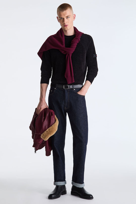  Maglione Girocollo In Ciniglia Rasata Sironi 01-peuterey-Nero-Special_-Peu5623 99011970 777-4  