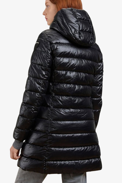 blauer Piumino Full Zip Con Cappuccio In Ovatta Termica Adelaide Nero Donna, foto 4