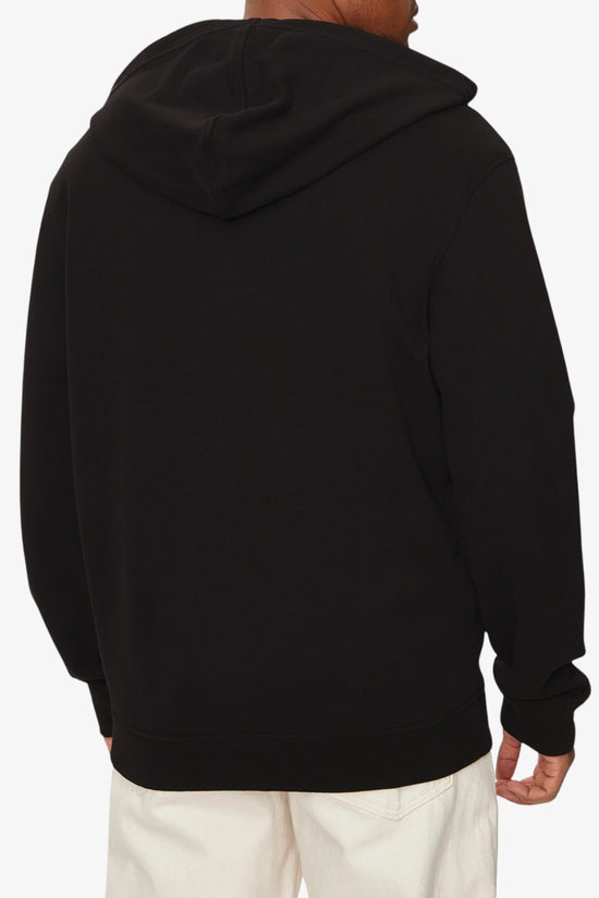  Felpa Full Zip Con Cappuccio Stemma Logo-calvin klein jeans-Nero-Uomo-J30j326858 beh-4  