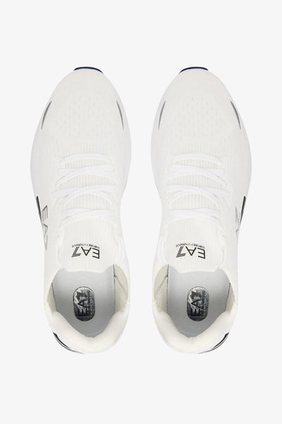emporio armani ea7 Scarpe Crusher Distance Knit 2.0 Bianco Uomo, foto 4