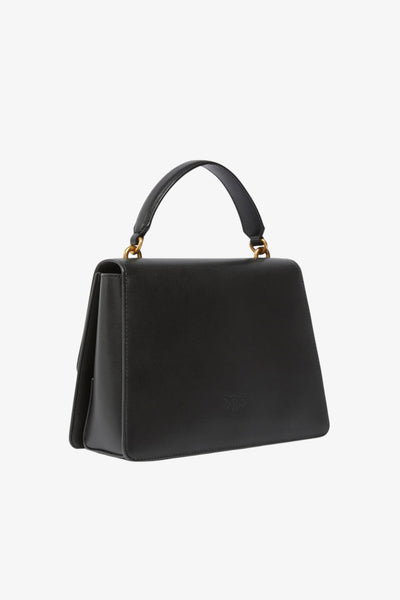 pinko Borsa A Mano Media Con Tracolla Love Bag Top Handle Nero Donna, foto 4