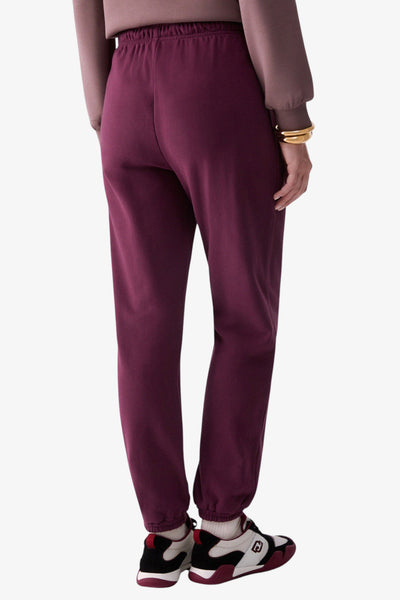 liu jo Pantaloni Logo Con Strass Rosso Donna, foto 4