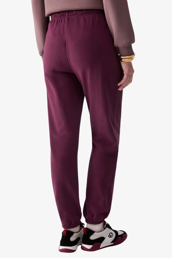 liu jo Pantaloni Logo Con Strass Rosso Donna, foto 4