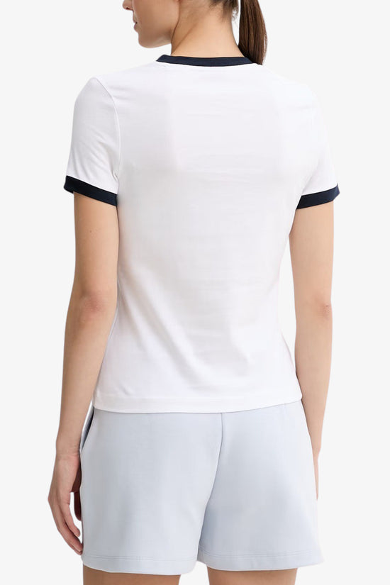  T-Shirt Maniche Corte Logo Ricamato Mila-guess-Bianco-Special_-V6gi08k2975 g011-4  