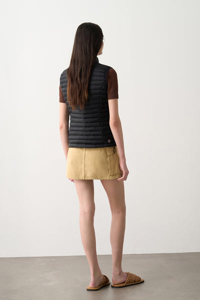 colmar Gilet Piumino Full Zip Trapuntato Nero Donna, foto 4