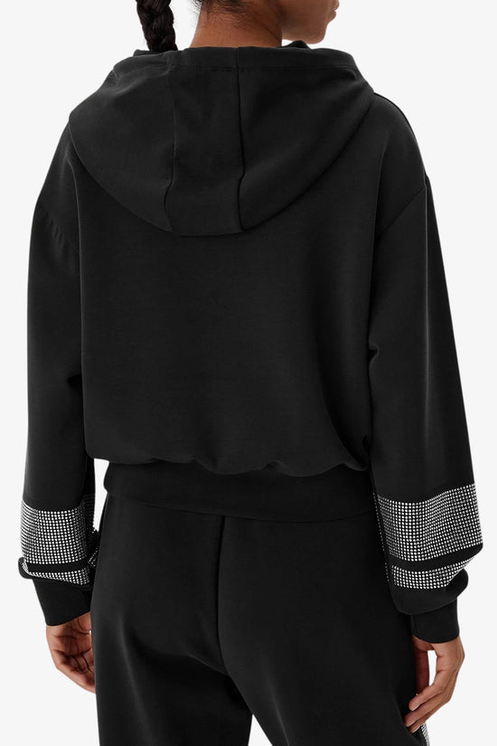  Felpa Con Cappuccio Scuba Con Applicazioni Strass Berthe-guess-Nero-Special_-V6rq02kcay2 jblk-4  