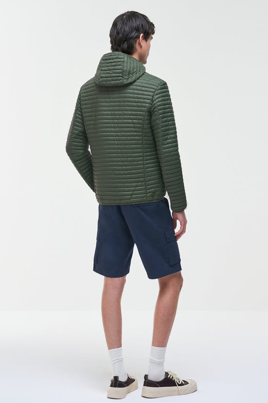  Piumino Full Zip Con Cappuccio Ultra Leggero Packable-colmar-Verde-Uomo-1237 8vx 769-4  