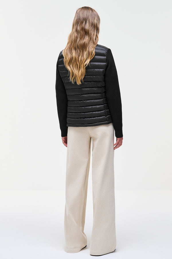 colmar Piumino Full Zip Maniche In Maglia Nero Donna, foto 4