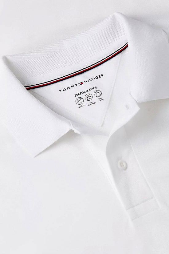  Polo Maniche Corte Performance In Piqué-tommy hilfiger-Bianco-Special_-Mw0mw37309 ybr-4  