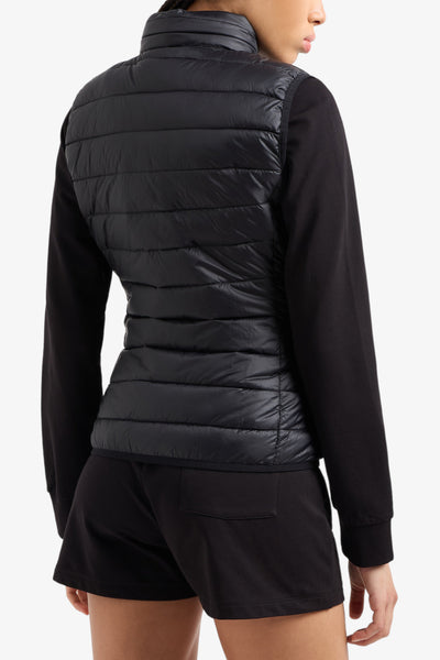 emporio armani ea7 Gilet Full Zip Core Lady Nero Donna, foto 4