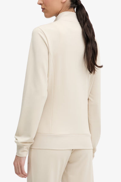 emporio armani ea7 Felpa Full Zip Evolution Beige Donna, foto 4