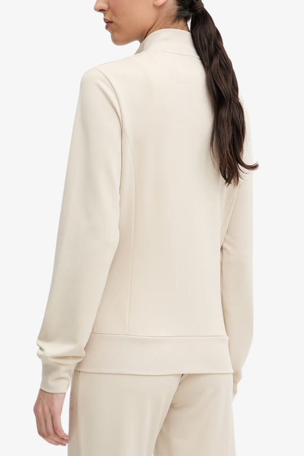 emporio armani ea7 Felpa Full Zip Evolution Beige Donna, foto 4