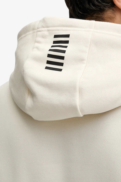 emporio armani ea7 Felpa Con Cappuccio Core Identity Bianco Uomo, foto 4