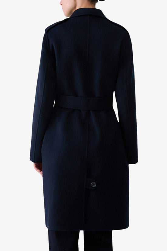  Cappotto Lungo In Lana-liu jo-Blu-Special_-Wf6006 t677a 93922-4  