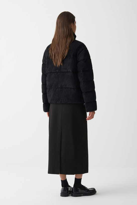  Piumino Full Zip In Vellutto A Coste-colmar-Nero-Donna-2187 2zm 99-4  