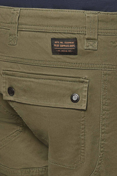aeronautica militare Pantaloni Cargo Verde Uomo, foto 4