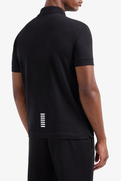 emporio armani ea7 Polo Core Identity Nero Uomo, foto 4