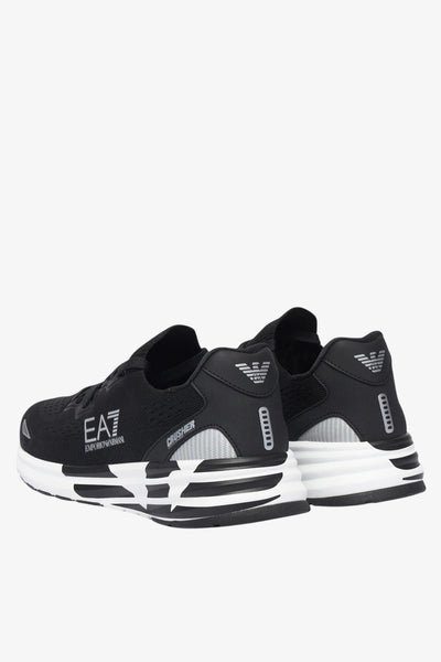 emporio armani ea7 Scarpe Crusher Distance Knit 2.0 Nero Uomo, foto 4