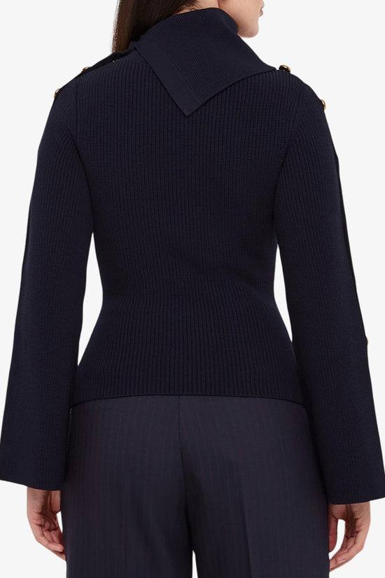  Maglione Con Bottoni Gioiello-elisabetta franchi-Blu-Special_-Mk03s66e2 h88-4  