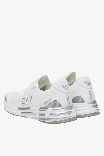 emporio armani ea7 Scarpe Crusher Distance Knit 2.0 Bianco Unisex, foto 4