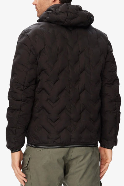 blauer Piumino Full Zip Con Cappuccio Piery Nero Uomo, foto 4