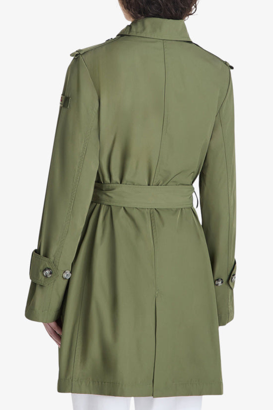  Trench Doppiopetto In Taffetà Con Cintura Knude TJT 01-peuterey-Verde-Special_-Ped5620 01182029 471-4  