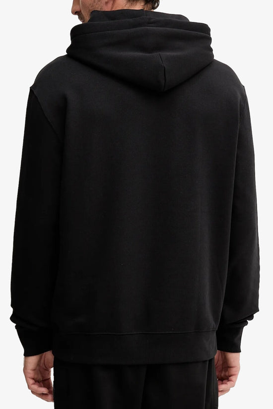  Felpa Con Cappuccio Logo CK In Pile-calvin klein jeans-Nero-Uomo-Lv04rd250g ub1-4  