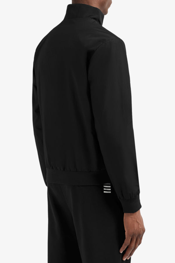 emporio armani ea7 Giacca Full Zip Antivento Logo Series Nero Uomo, foto 4