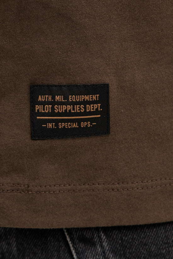  T-Shirt Maniche Corte Stampa Quarto Stormo-aeronautica militare-Marrone-Special_-261ts2535uj00641 57586-4  