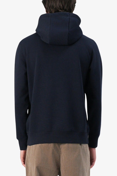 tommy hilfiger Felpa Con Cappuccio Oval Graphic Blu Uomo, foto 4