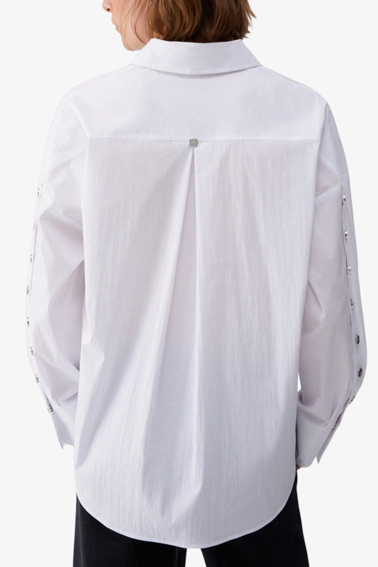  Camicia Maniche Lunghe Con Bottoni Logati Sulle Maniche-liu jo-Bianco-Special_-Wa6112 t039a 11111-4  
