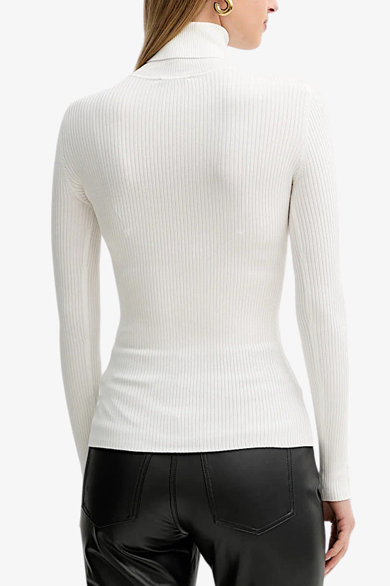  Dolcevita Maglione A Costine Con Taschino-elisabetta franchi-Bianco-Donna-Mk11b56e2 360-4  