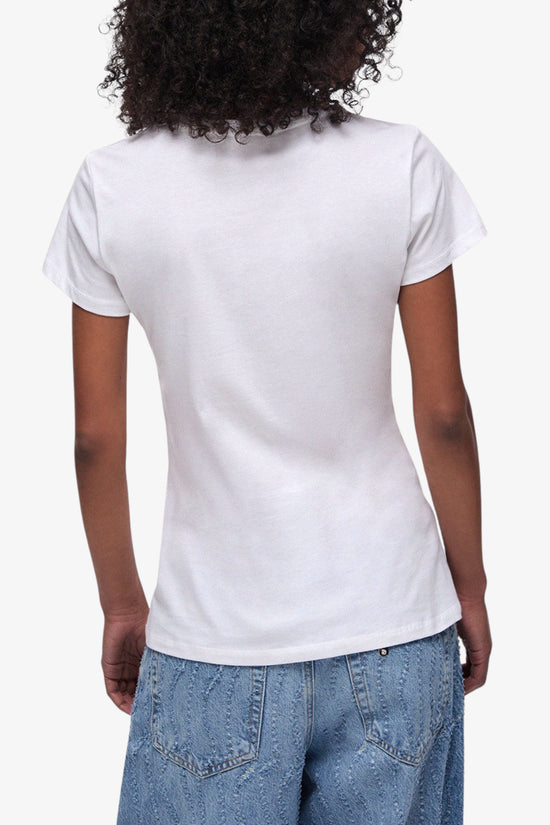  T-Shirt Maniche Corte Con Stampa E Strass-liu jo-Bianco-Special_-Wa6493 js923 p9600-4  